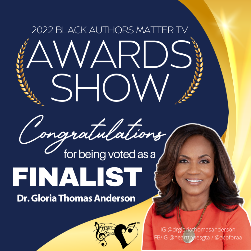 Heat Tones 2022 Black Authors Matter Finalist - Dr. Gloria Thomas Anderson